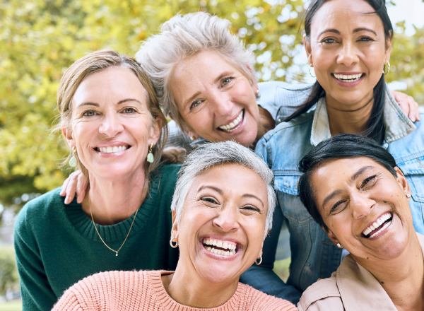 Woman supported through her menopause journey